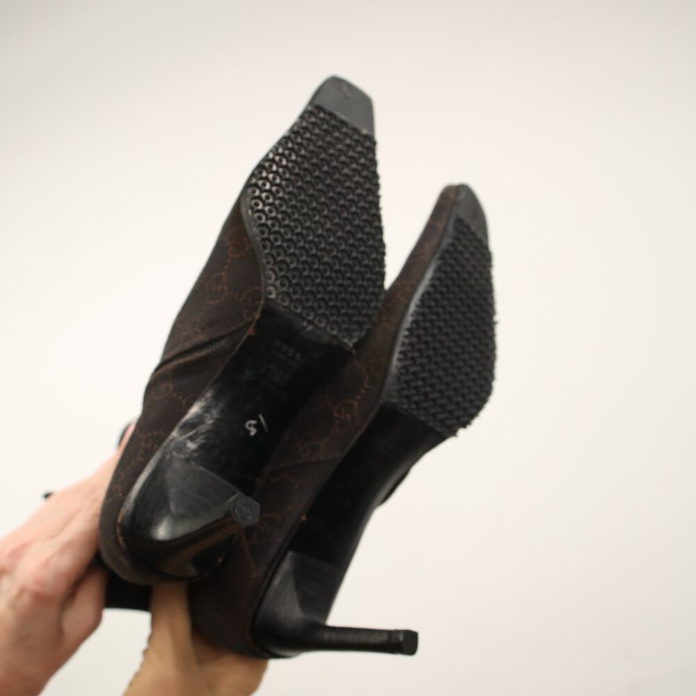 GUCCI GG Monogram Ankle Boots - Picture 7 of 8